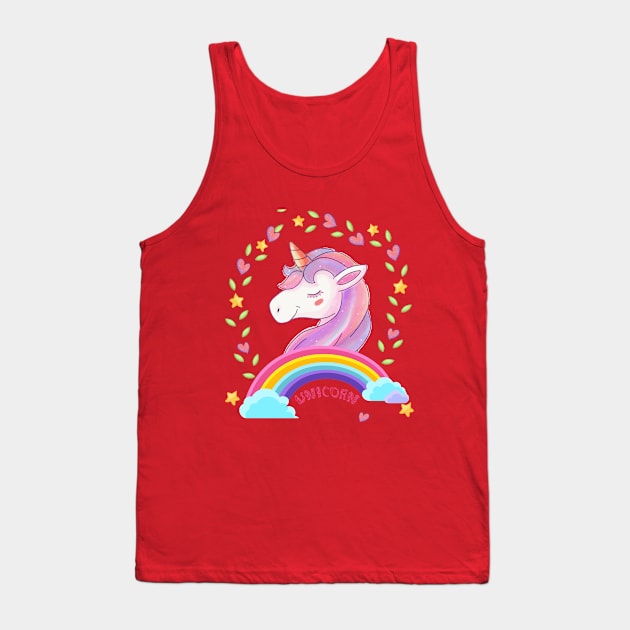 unicorn Tank Top by Bonana